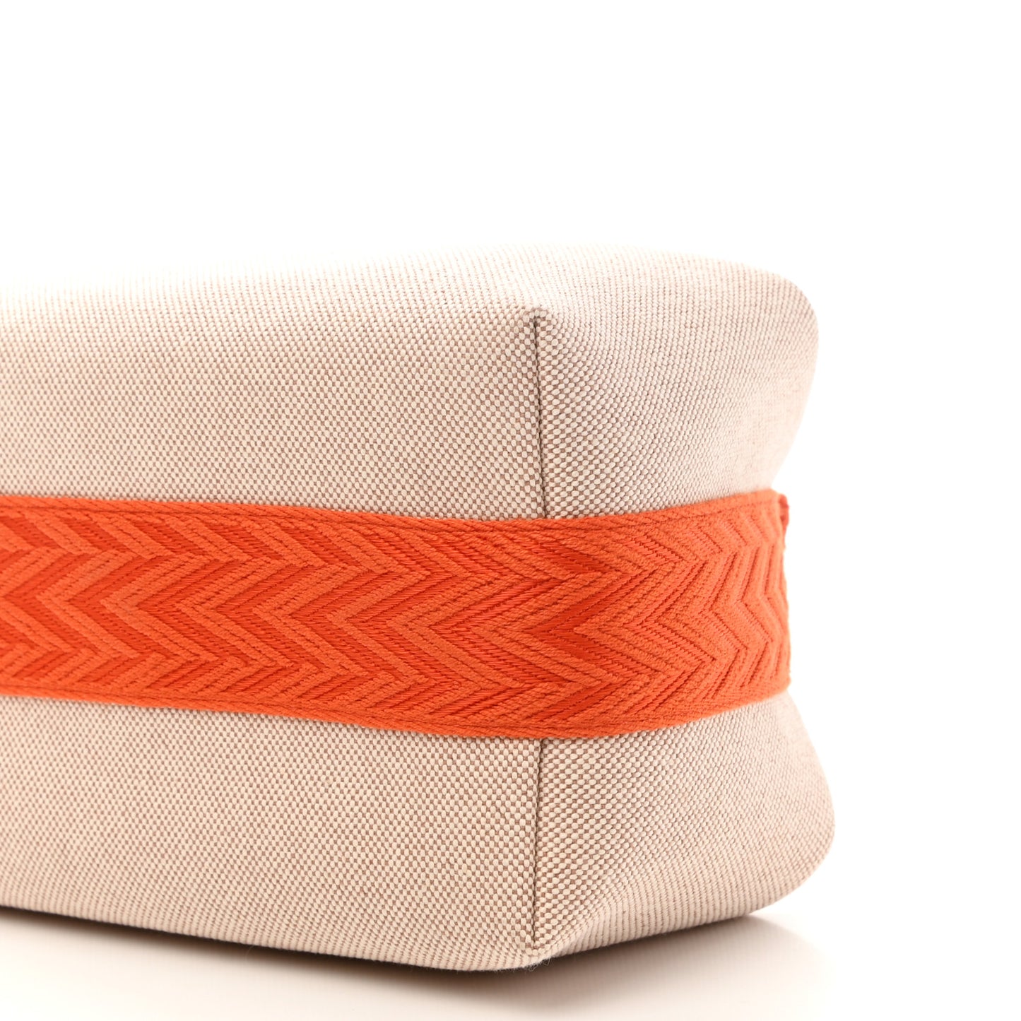 Canvas Small Bride-A-Brac Pouch Natural Orange