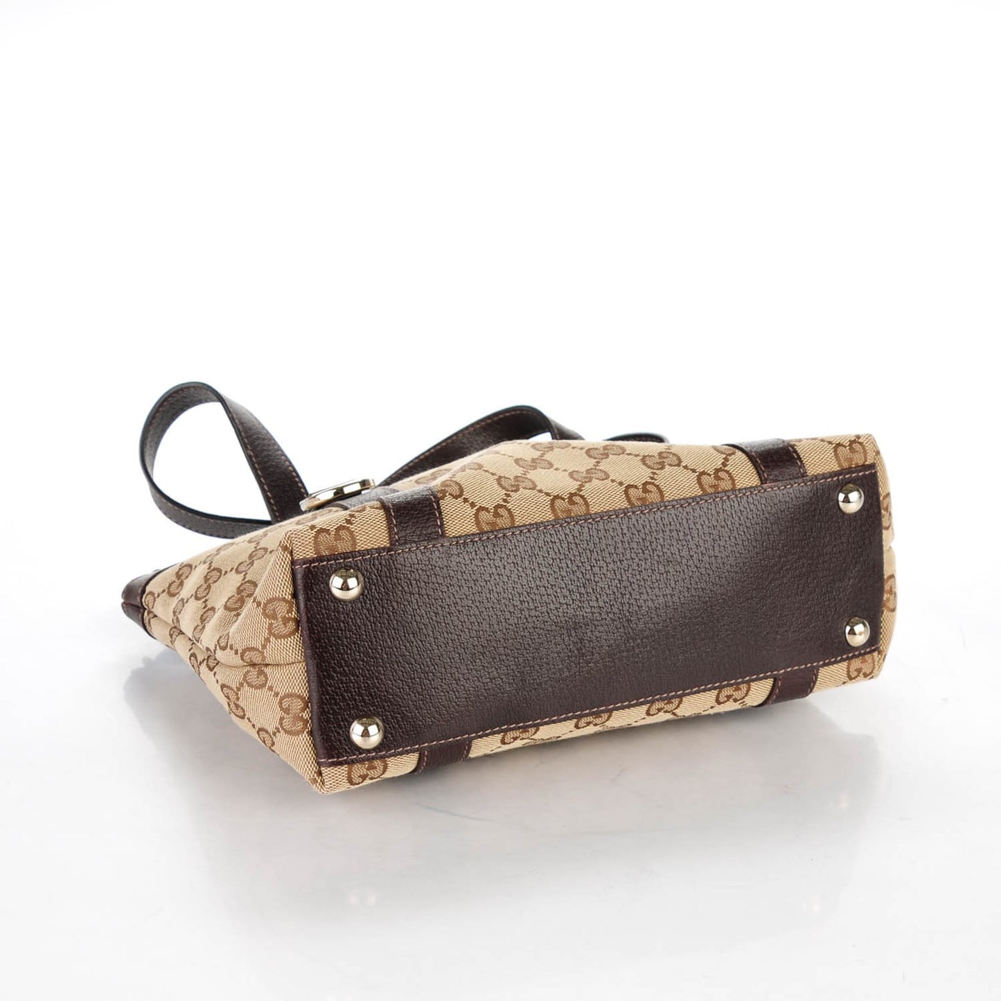 Monogram Small Abbey Tote Dark Brown