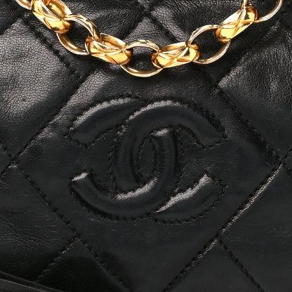 Chanel Lambskin Quilted Tassel Camera Case Black 9 of 11