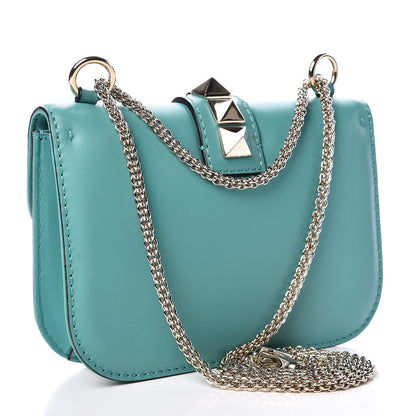 Valentino Garavani Vitello Small Glam Lock Rockstud Flap Colibri 3 of 10