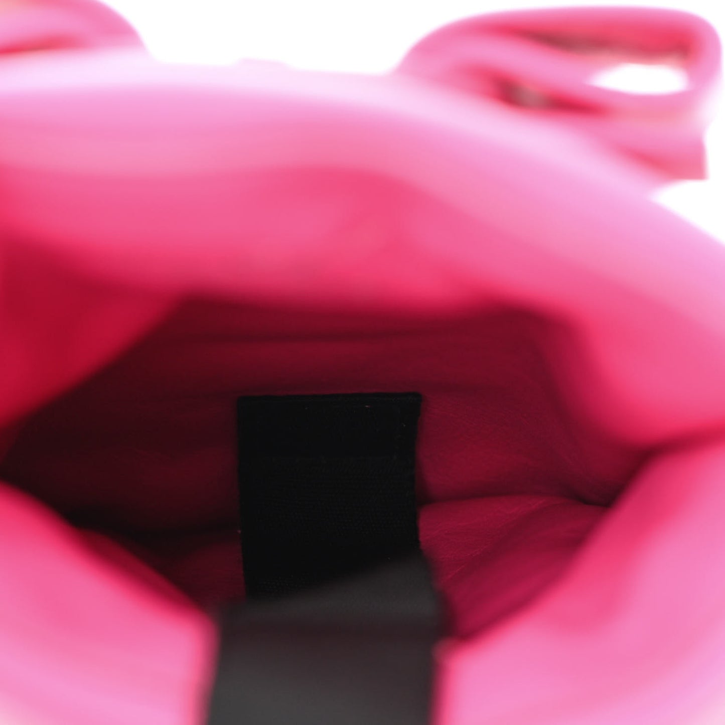 Calfskin Viva Bow Phone Pouch Hot Pink