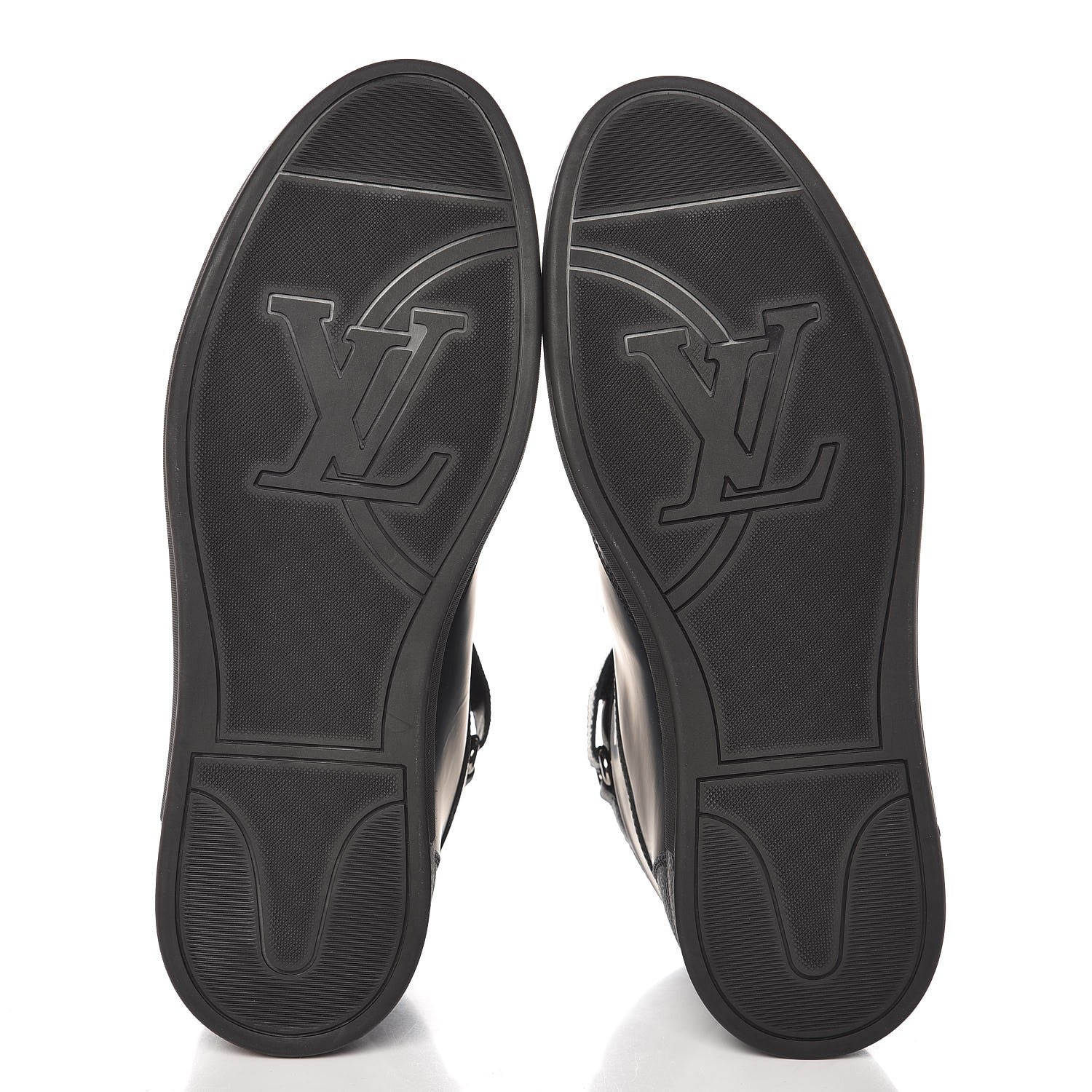 Louis Vuitton Monogram Eclipse Passenger High Top Sneaker Boots 7 Black 5 of 8