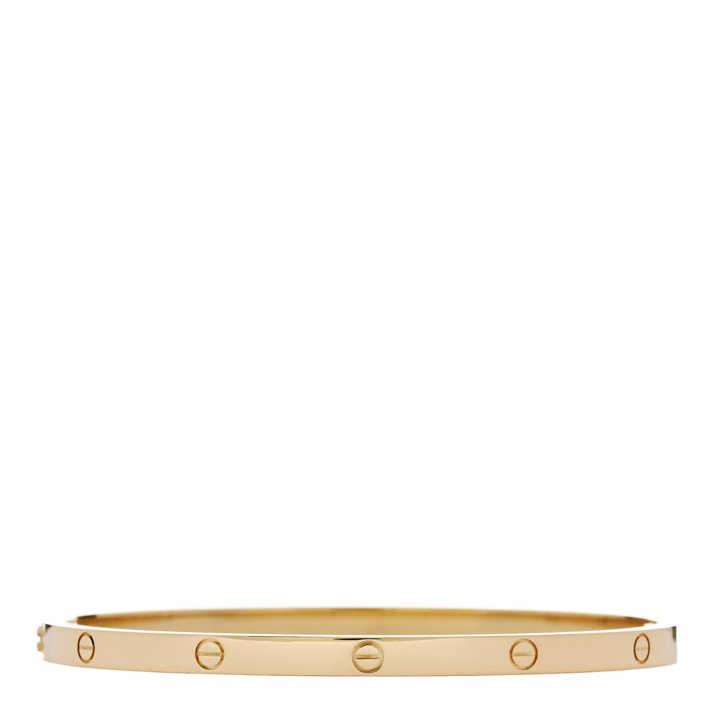 18K Yellow Gold Small LOVE Bracelet 17
