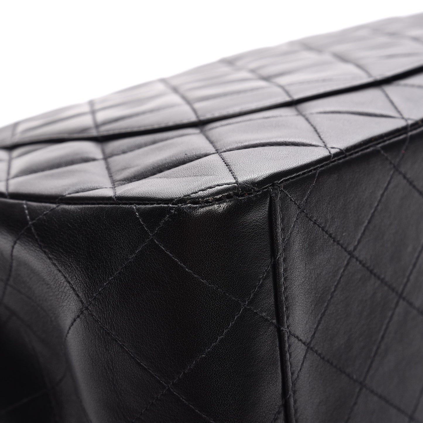 Lambskin XL Jumbo Flap Black