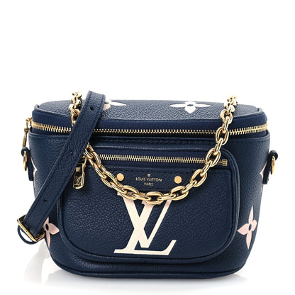 Louis Vuitton Empreinte Monogram Giant Mini By The Pool Bumbag Navy Creme 1 of 11