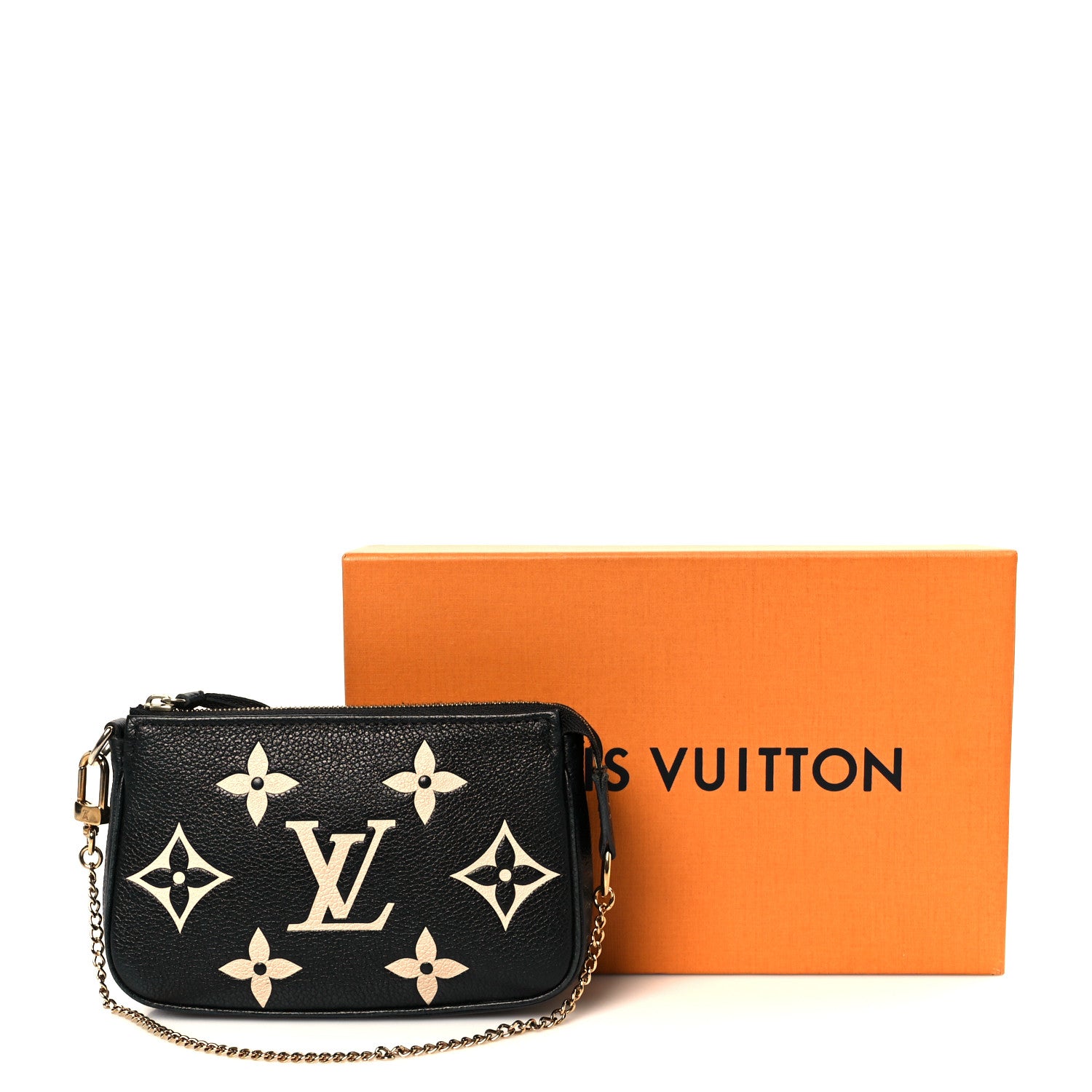 Louis Vuitton Empreinte Monogram Giant Mini Pochette Accessories Black 8 of 8