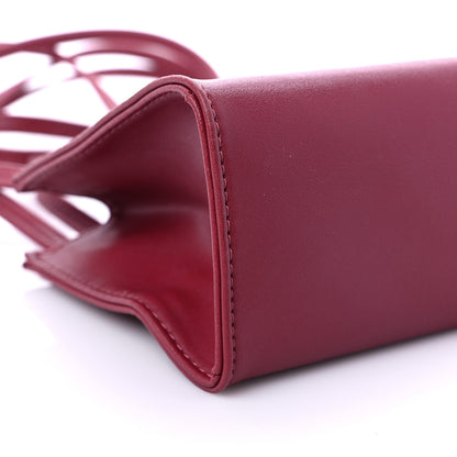 Telfar Vegan Leather Small Shopping Bag Oxblood 7 of 9