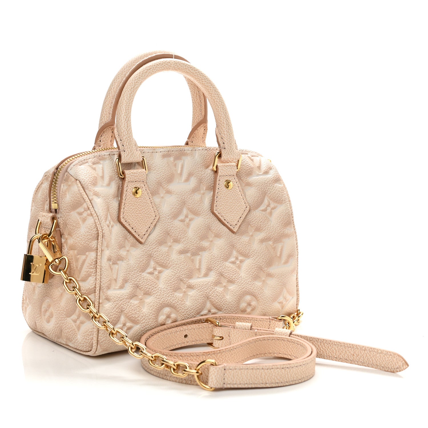 Louis Vuitton Empreinte Monogram Summer Stardust Speedy Bandouliere 20 Beige Clair 3 of 9