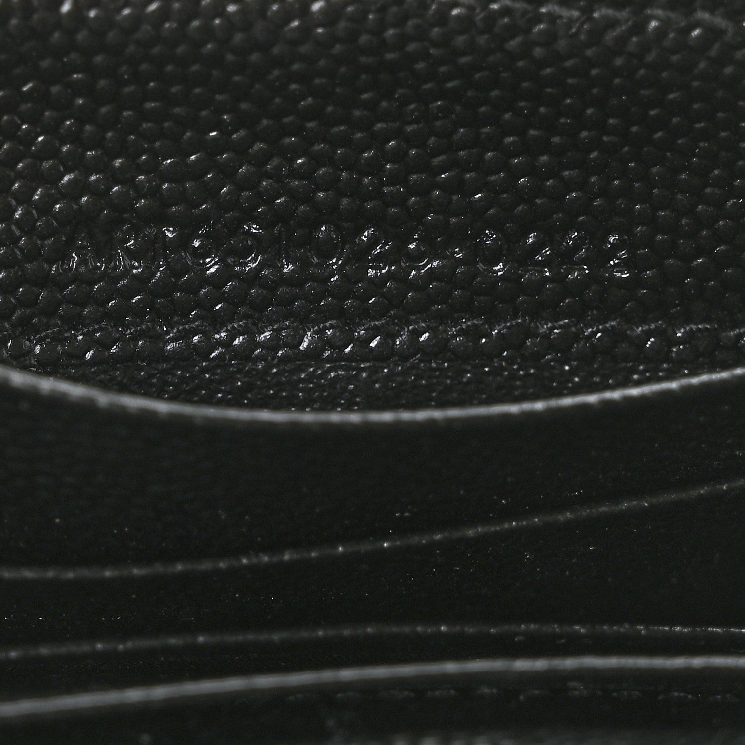 Saint Laurent Grain De Poudre Textured Mixed Matelasse Triquilt Small Monogram Envelope Wallet Black 7 of 7