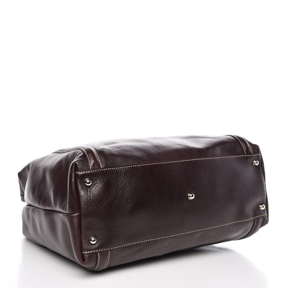 Gucci Calfskin Large Britt Shoulder Bag Dark Brown 4 of 7