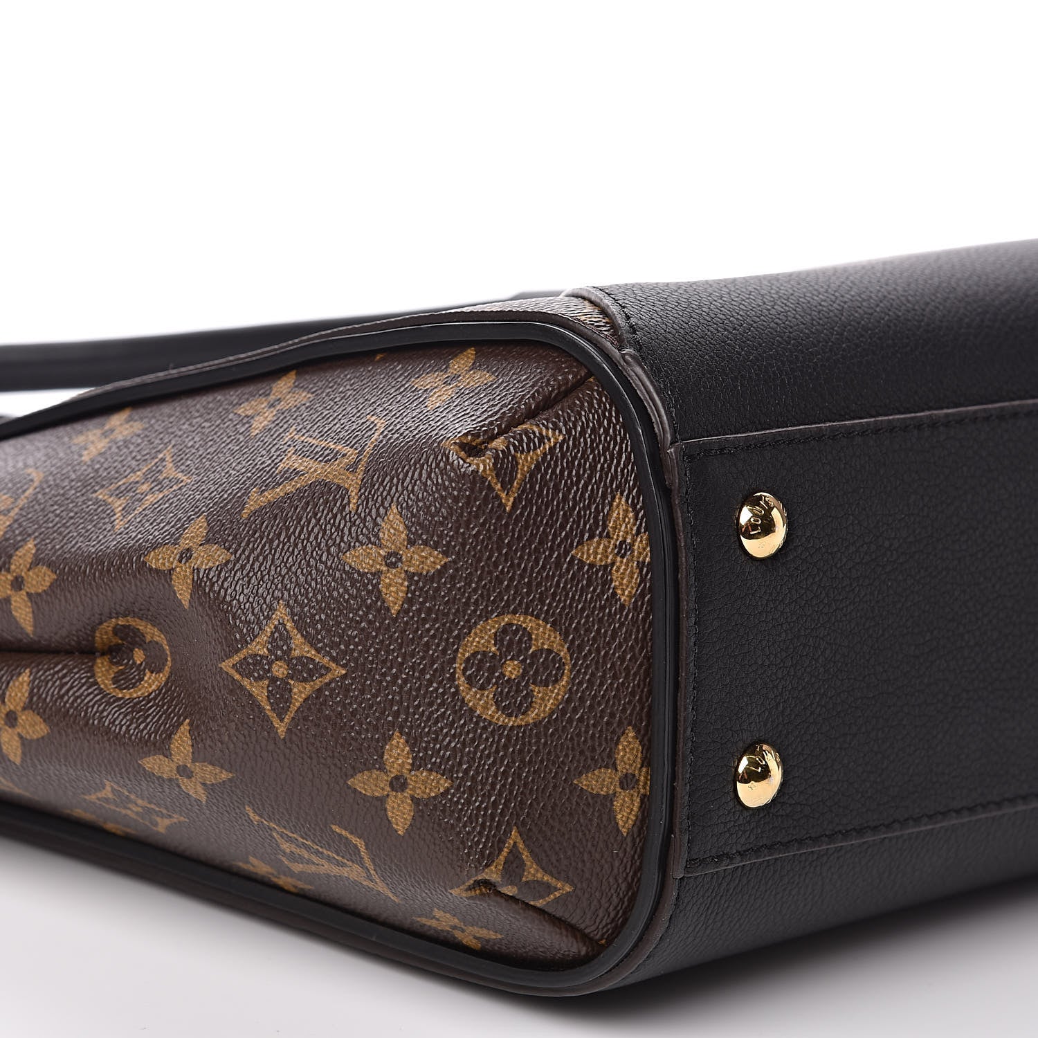 Louis Vuitton Calfskin Monogram Kimono Tote PM Black 7 of 9