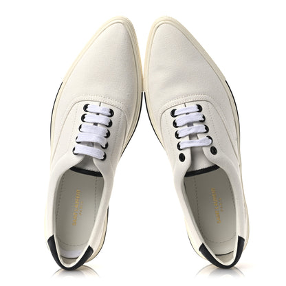 Saint Laurent Elba Greenwich Club Low Top Sneakers 41 Off White Black Bianco 2 of 11
