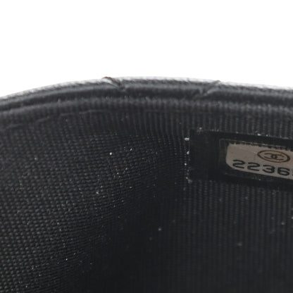 Chanel Lambskin Quilted Boy Wallet On Chain WOC Black 7 of 11