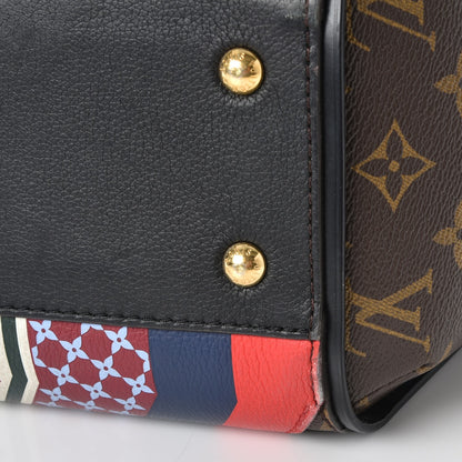 Louis Vuitton Calfskin Monogram Kimono Tote MM Rose 11 of 12