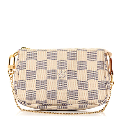 Louis Vuitton Damier Azur Mini Pochette Accessories 1 of 8