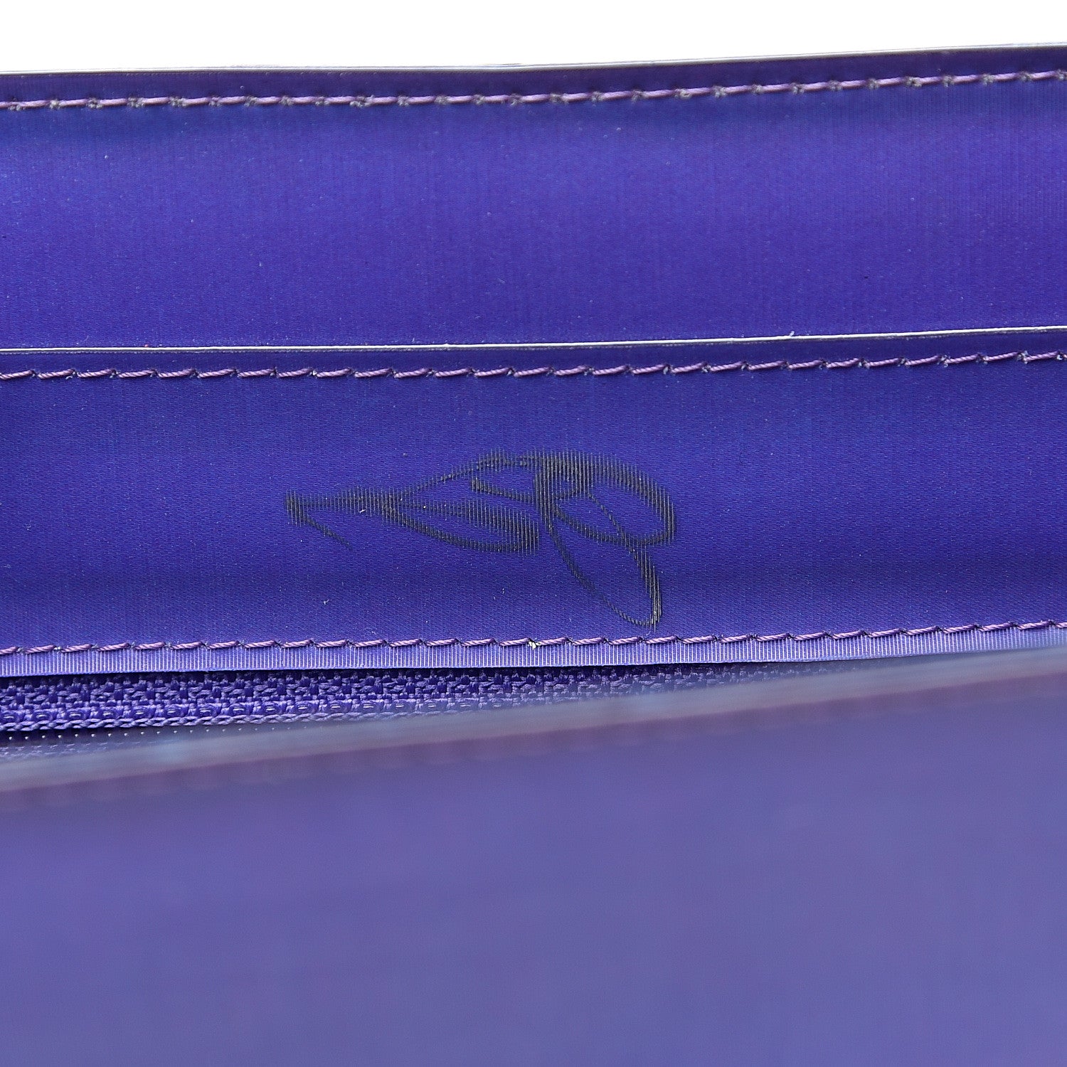 Chanel Vinyl Hologram CC Shoulder Bag Purple 5 of 10
