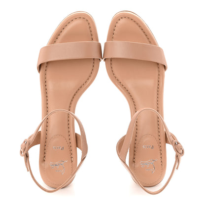Christian Louboutin Nappa Miss Jane 55 Sandal 39.5 Blush 2 of 8