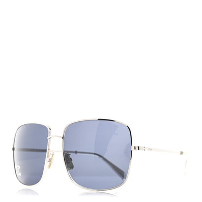 Celine Metal Rhinestone Sunglasses CL40284U Silver 1 of 7