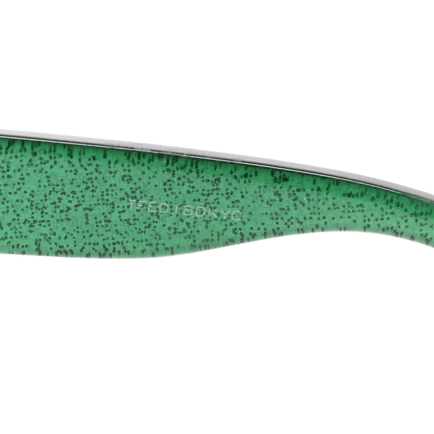 Acetate Glitter Square Frame Sunglasses GG0347S Green