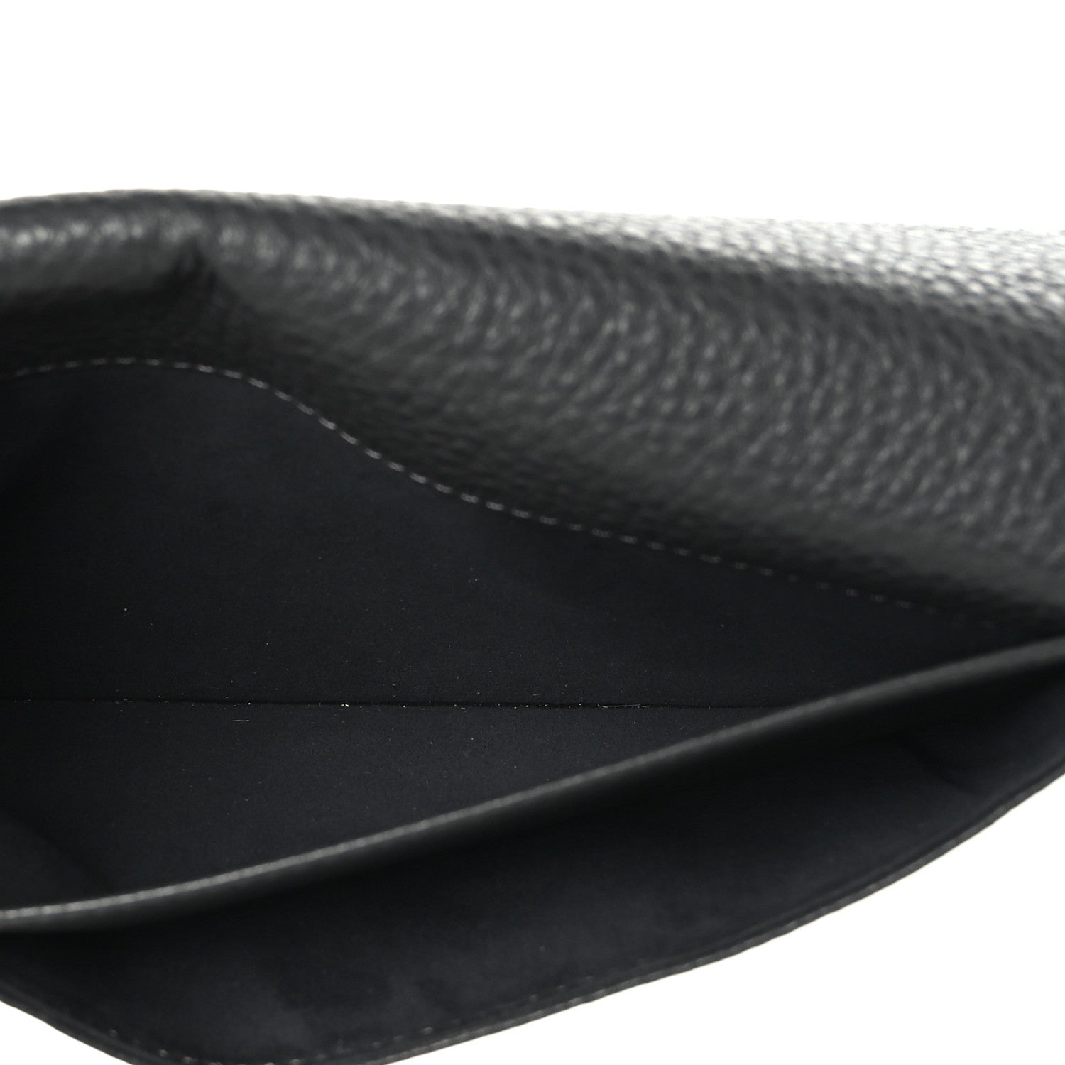 Fendi Cuoio Romano Selleria Mini Peekaboo Clutch Wallet Asfalto 7 of 9