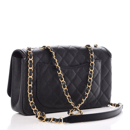 Chanel Caviar Quilted Medium CC Filigree Flap Black 3 of 10