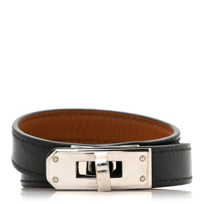 Hermes Swift Mini Kelly Double Tour Bracelet S Black 1 of 7