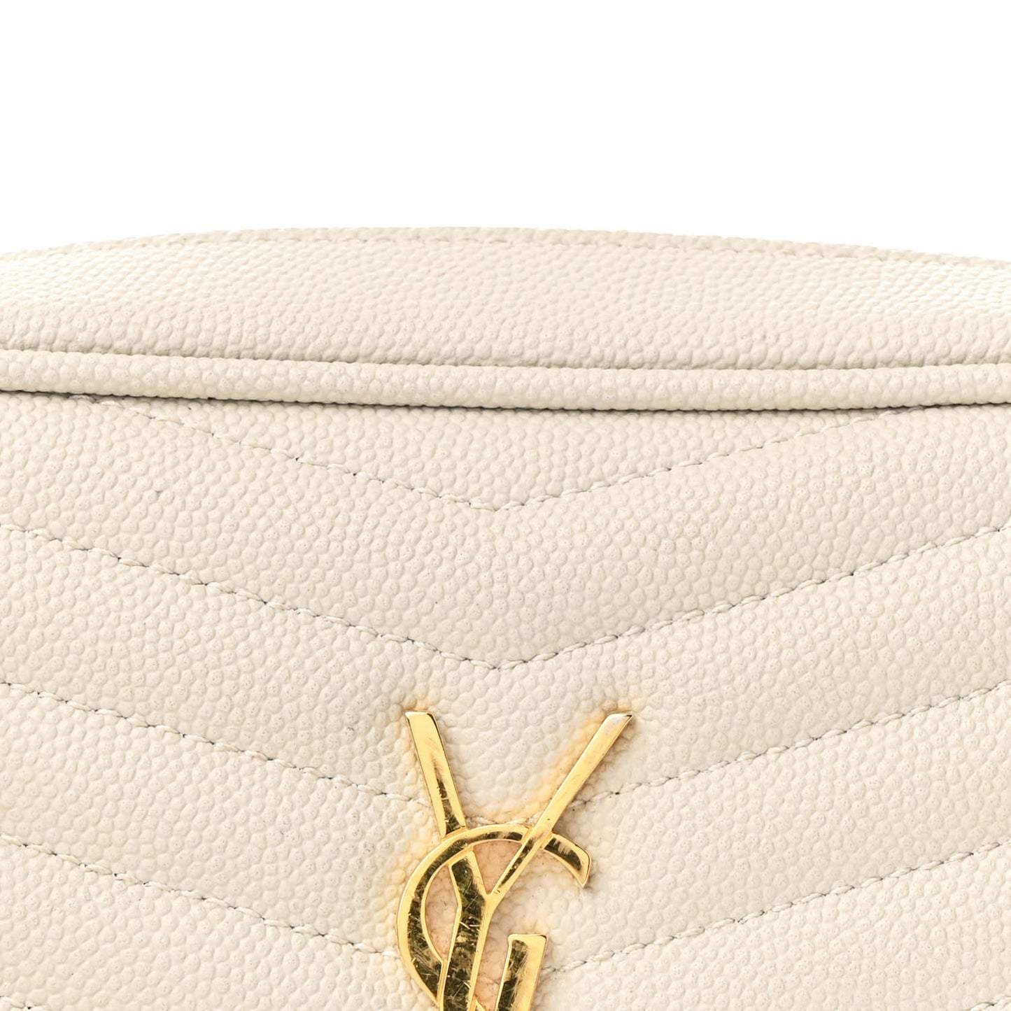 Grain De Poudre Matelasse Monogram Mini Lou Camera Bag Crema Soft