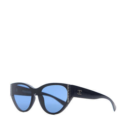 Chanel Acetate Cat Eye Sunglasses 6054 Blue 1 of 8