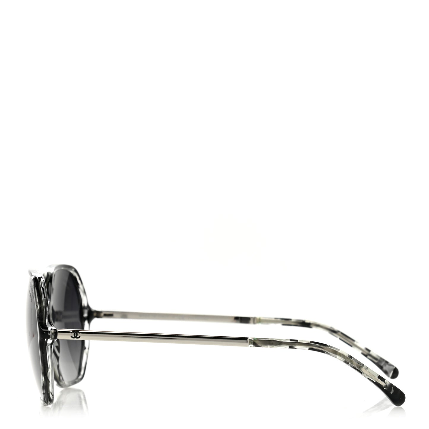 Acetate Polarized Oversized CC Sunglasses 5345 Black Grey