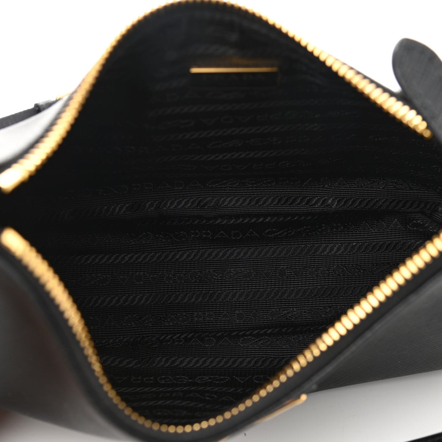 Saffiano Lux Re-Edition 2005 Shoulder Bag Black