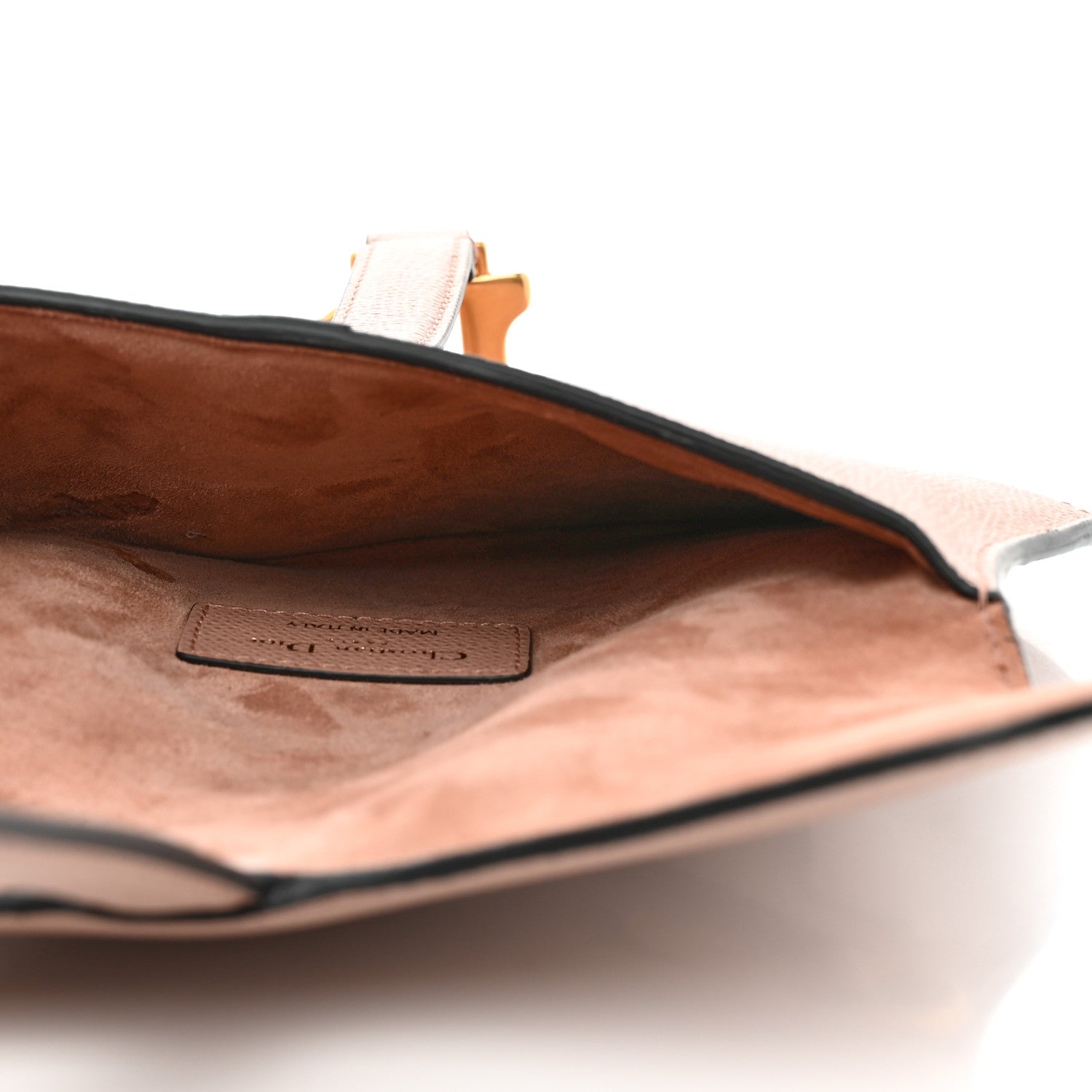 Christian Dior Calfskin Saddle Belt Bag Blush Pink 5 of 9