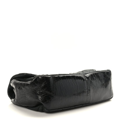 Chanel Iridescent Calfskin Medium In the Mix Flap Black 4 of 10