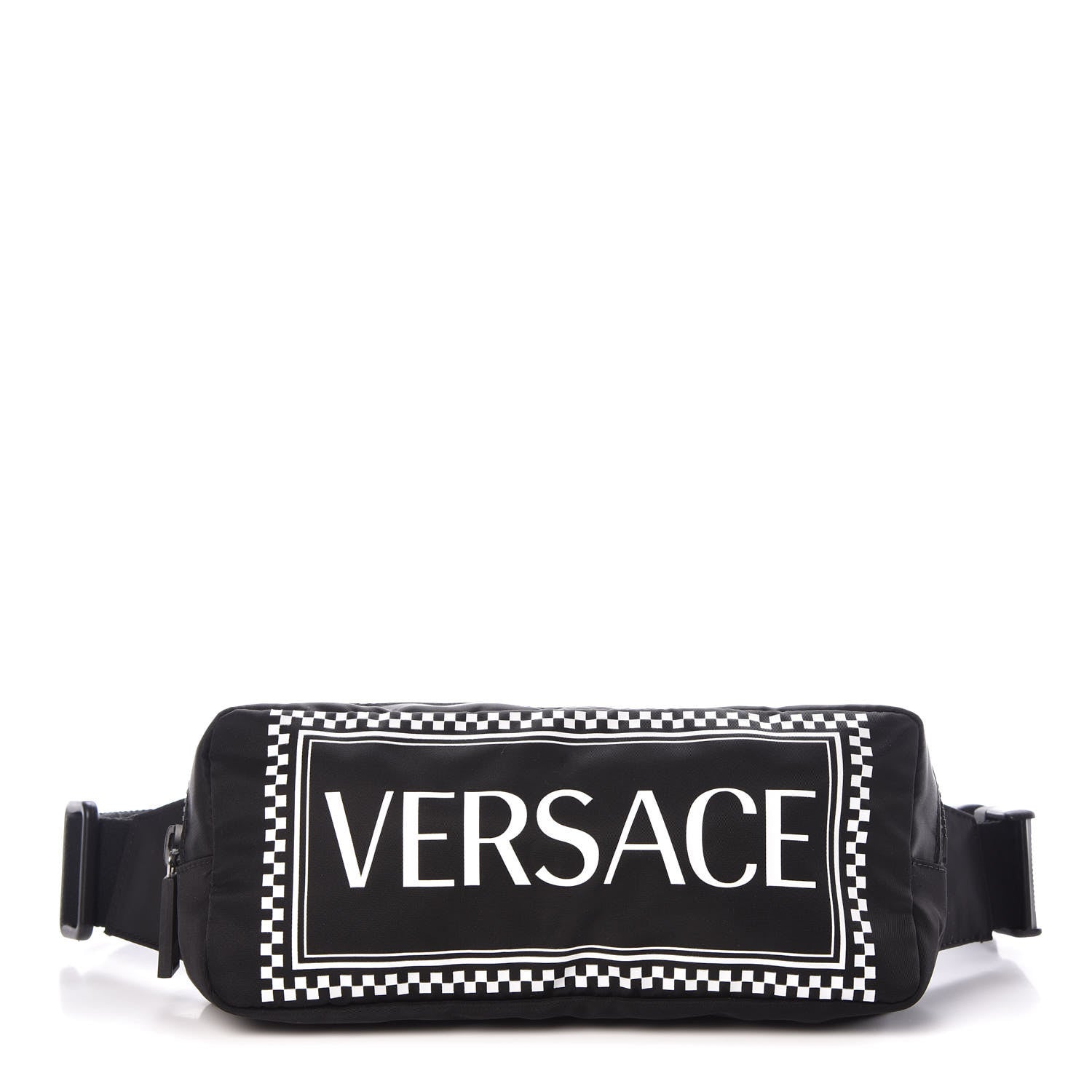Versace Nylon Logo Two Tone Belt Bag Black 1 of 9