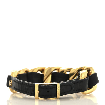 Chanel Lambskin Chain Bracelet Black 3 of 6