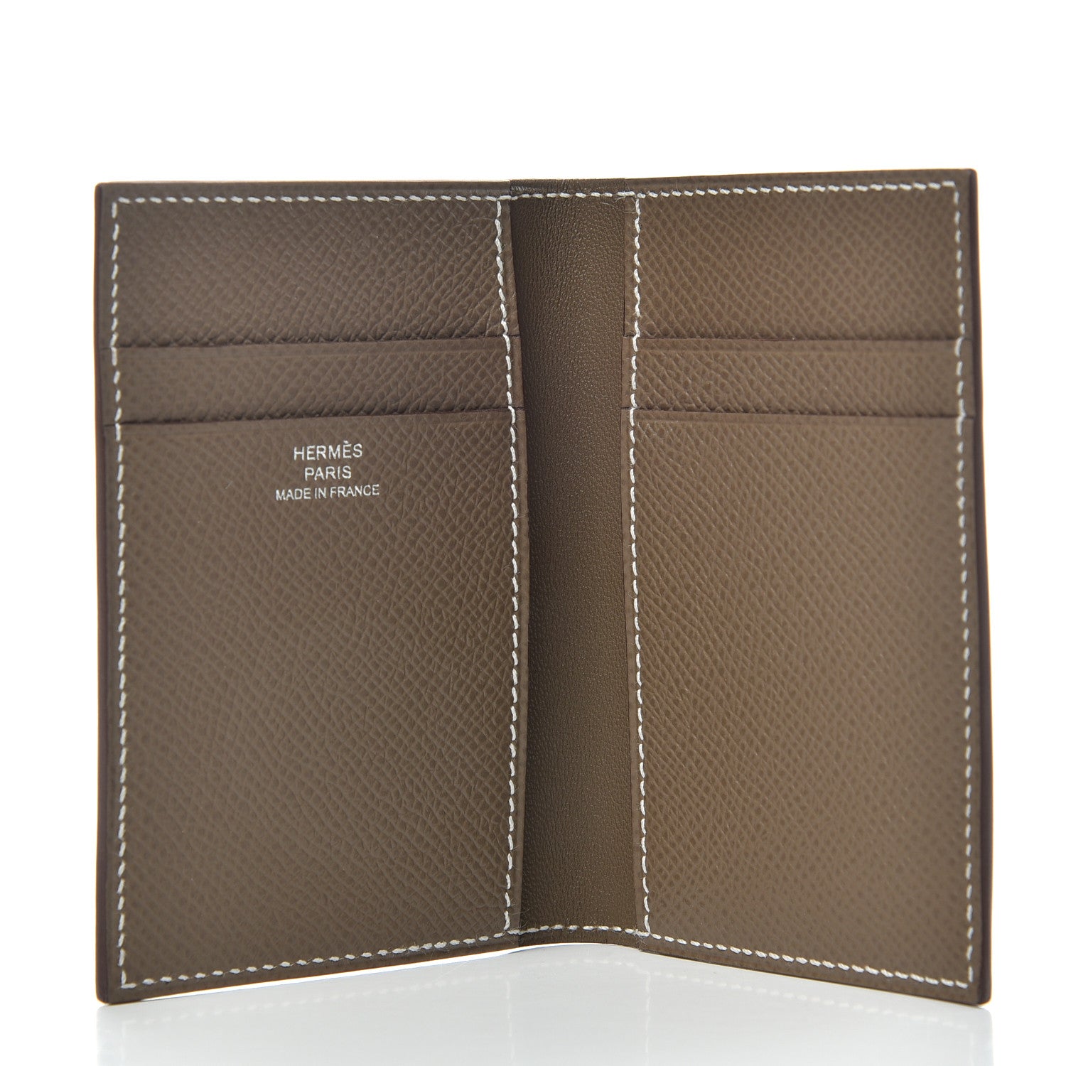 Hermes Epsom MC2 Euclide Card Holder Case Etoupe 5 of 6