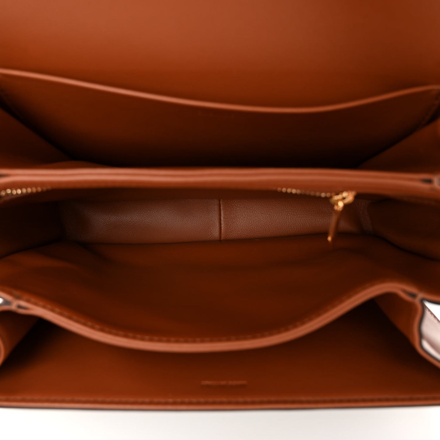 Triomphe Canvas Calfskin Medium Triomphe Bag Tan