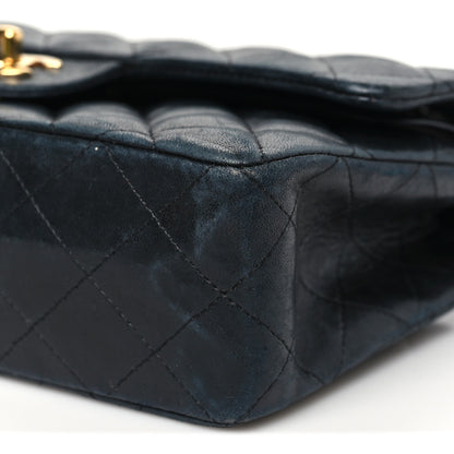 Chanel Lambskin Quilted Small Double Flap Black 11 of 15