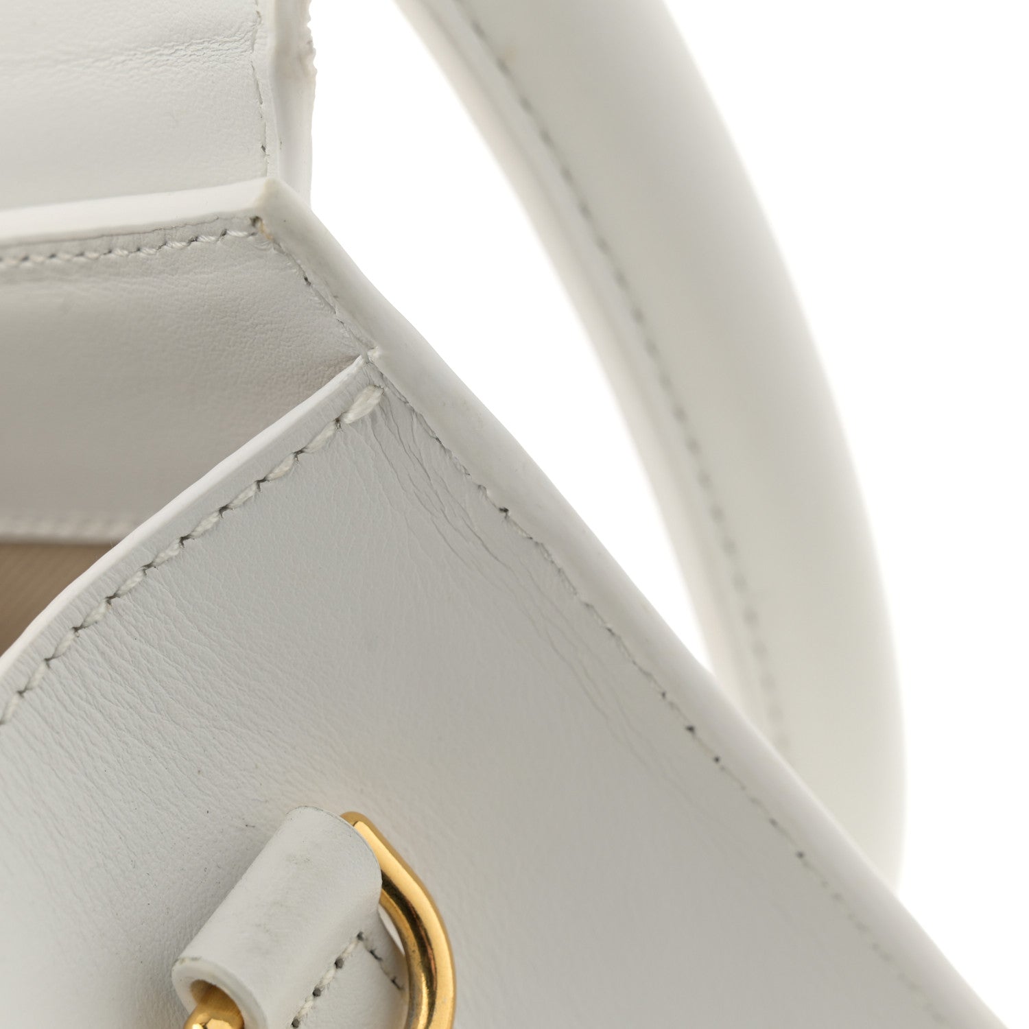 Jacquemus Smooth Calfskin Le Grand Chiquito White 10 of 16
