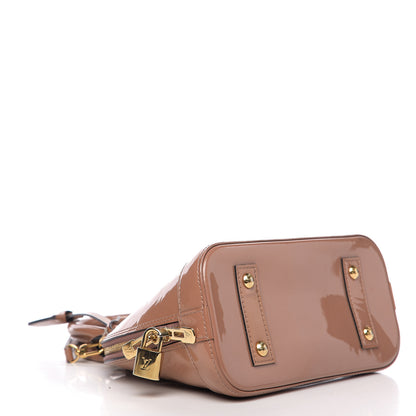 Louis Vuitton Vernis Alma BB Rose Velours 3 of 8
