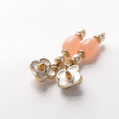 Chanel Gripoix Pearl Dangle Earrings Gold 3 of 4