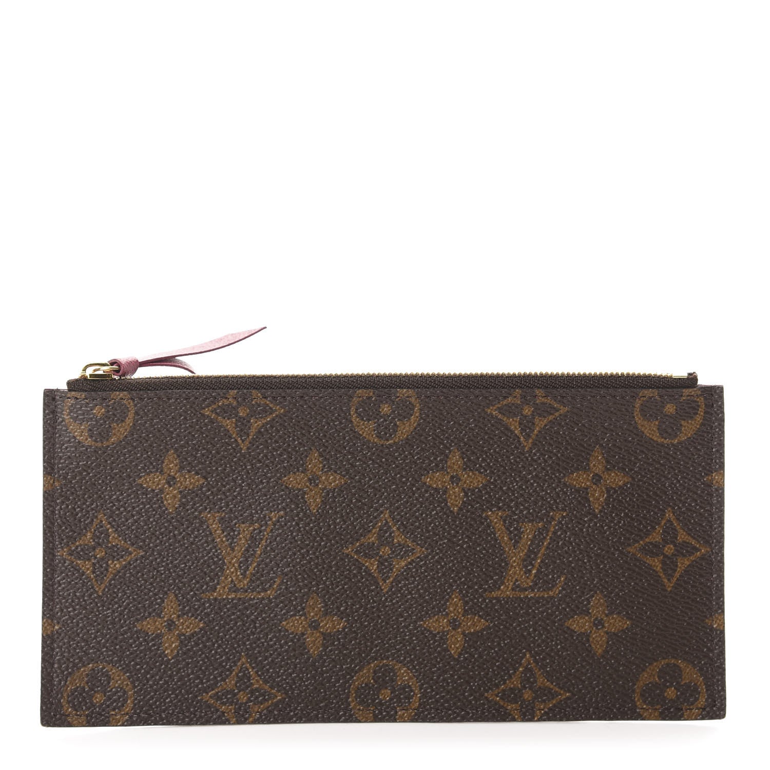 Louis Vuitton Monogram Felicie Chain Wallet Zippered Insert Fuchsia 1 of 6