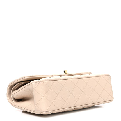 Chanel Caviar Quilted Small Double Flap Beige 4 of 10