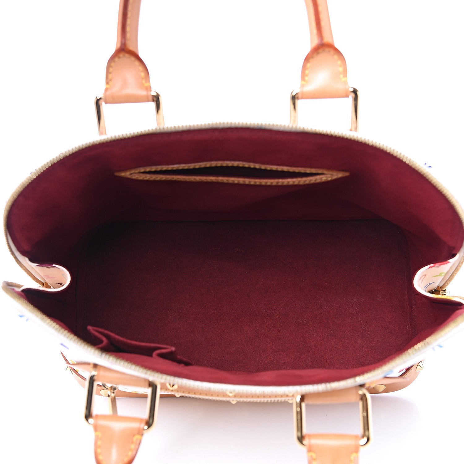 Louis Vuitton Monogram Multicolor Alma White 4 of 15