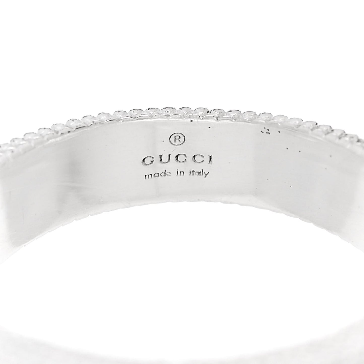Sterling Silver GG Ring 52 6