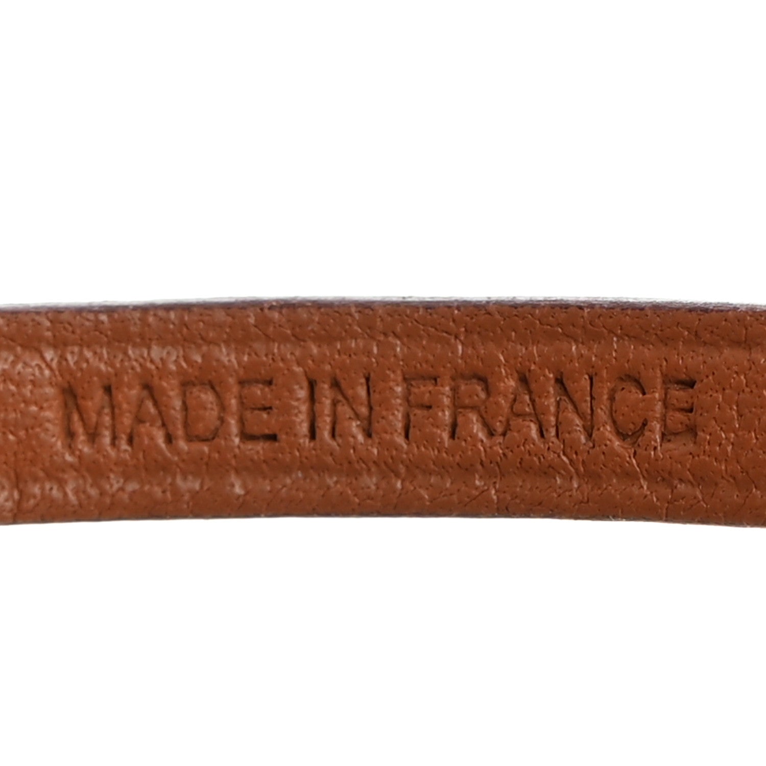 Hermes Milo Lambskin Swift Shopping Bag Charm Feu Gold 4 of 5