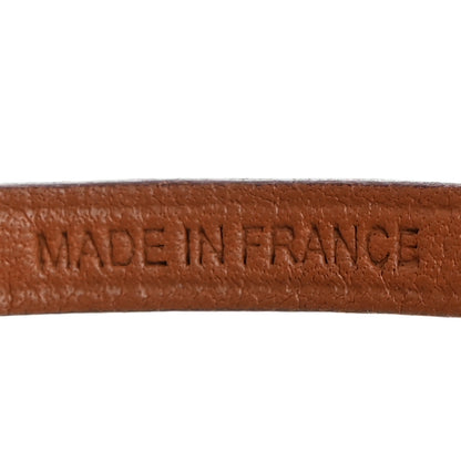Hermes Milo Lambskin Swift Shopping Bag Charm Feu Gold 4 of 5