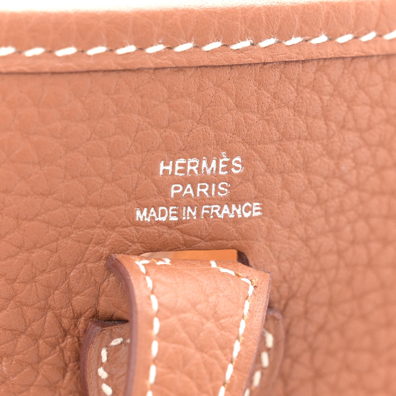 Hermes Taurillon Clemence Evelyne TPM Gold 6 of 12