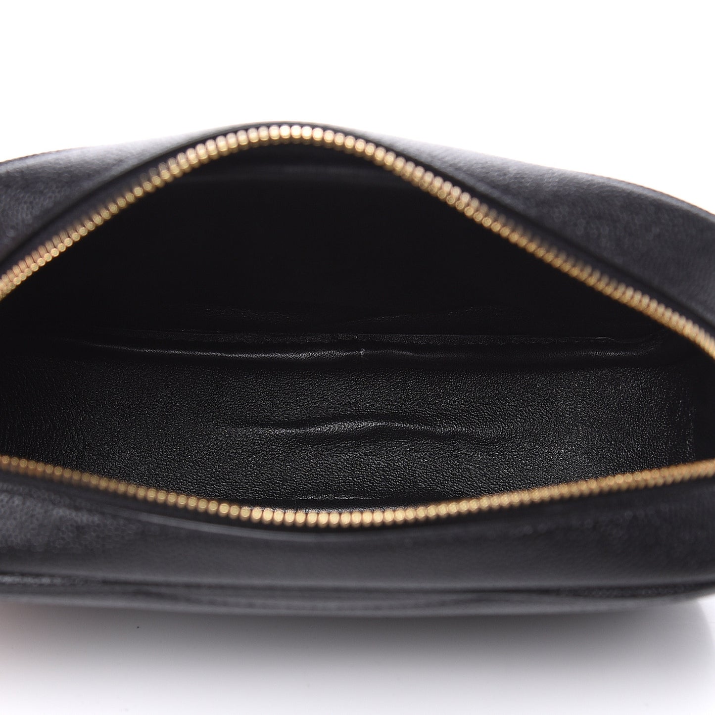 Grain De Poudre Matelasse Monogram Mini Lou Camera Bag Black