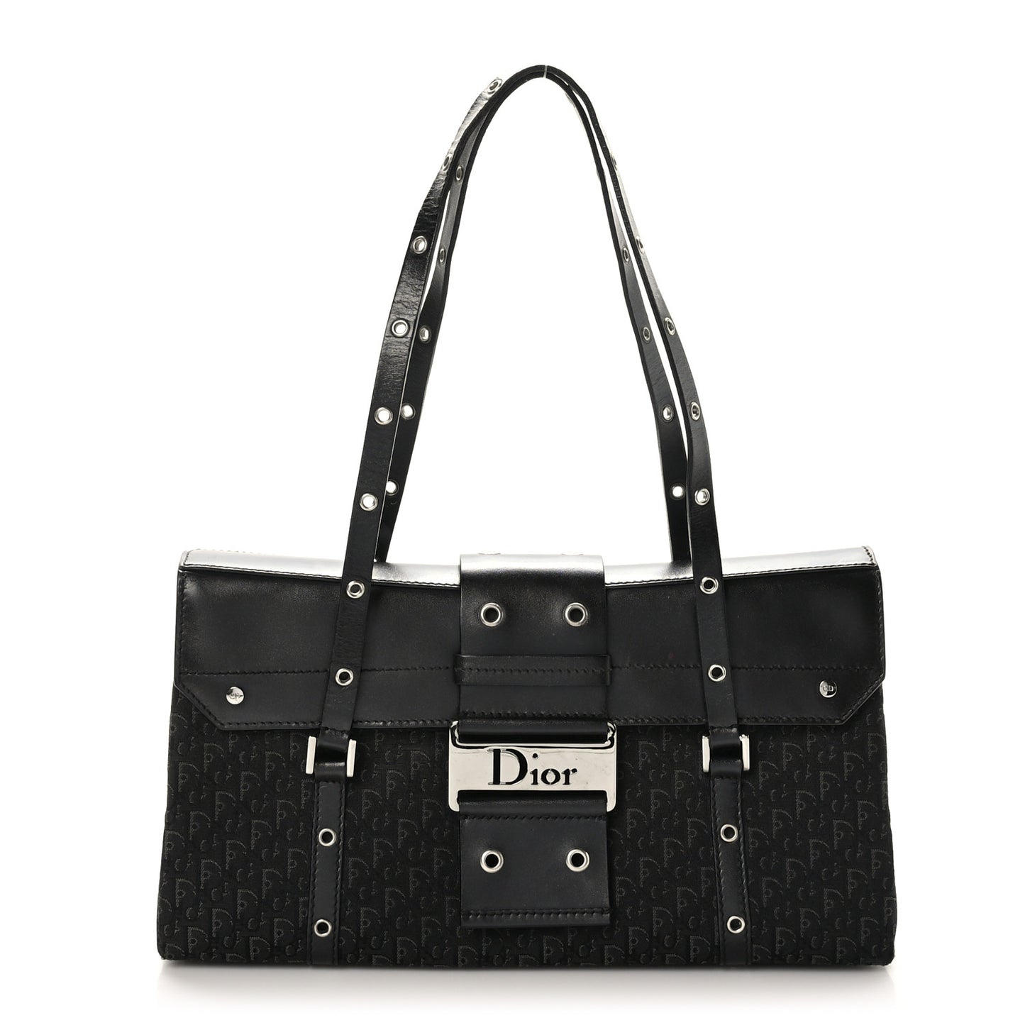 Monogram Street Chic Shoulder Bag Black