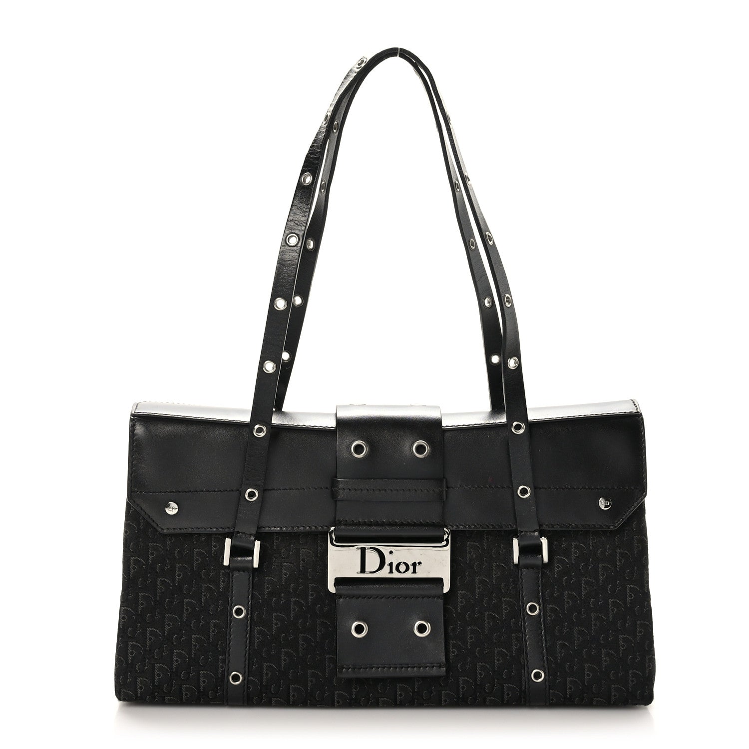 Christian Dior Monogram Street Chic Shoulder Bag Black 1 of 10